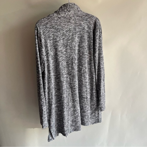 Retrology Sweater Sz XL Marled Gray Swing Open Front Cardigan EUC Women’s - Picture 4 of 4